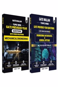PW GATEWALLAH Mechanical Engineering and Engineering Maths & General Aptitude PYQ Combo (Paperback, PW)
