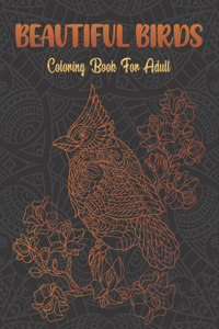 Beautiful birds coloring book for adult