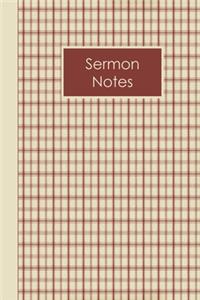 Christian Sermon Notes Journal