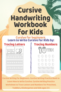 Cursive Handwriting Workbook for Kids