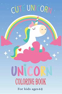 Unicorn coloring book