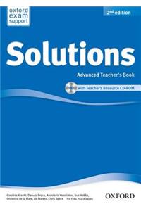 Solutions: Advanced: Teacher's Book and CD-ROM Pack