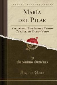 MarÃ­a del Pilar: Zarzuela En Tres Actos Y Cuatro Cuadros, En Prosa Y Verso (Classic Reprint)
