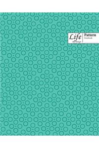 Ringed Dots Pattern Composition Notebook