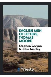 English Men of Letters; Thomas Moore