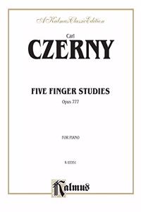 Czerny 5 Finger Studies Op. 777