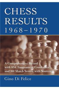 Chess Results, 1968-1970