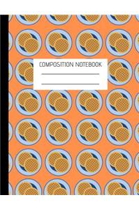Composition Notebook Waffles