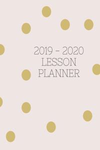 Lesson Planner 2019 - 2020