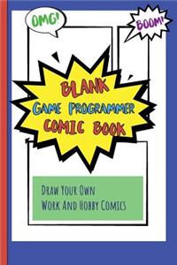 Blank Game Programmer Comic Book