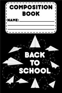Composition Book Back To School