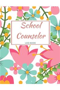 School Counselor Log Book: Counselor Student Record Keeper & Information Book