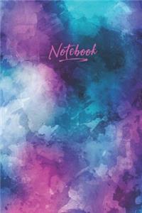 Watercolor Lined Notebook