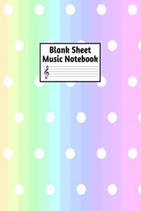 Blank Sheet Music Notebook