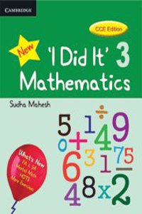 I Did It Mathematics Students Book, Level 3 , Cce Edition
