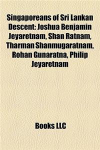 Singaporeans of Sri Lankan Descent