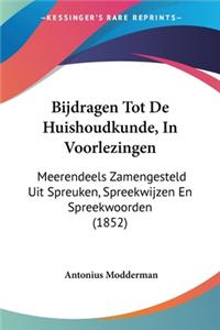 Bijdragen Tot De Huishoudkunde, In Voorlezingen