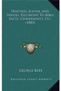 Heathen, Jewish, And Infidel Testimony To Bible Facts, Christianity, Etc. (1883)