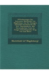 Offenbarungen Der Schwester Mechthild Von Magdeburg