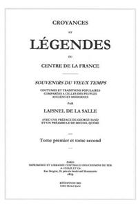 Croyances Et Legendes Du Centre De La France