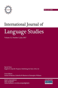 International Journal of Language Studies (IJLS) - volume 11(3)