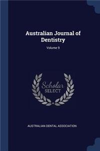 Australian Journal of Dentistry; Volume 9