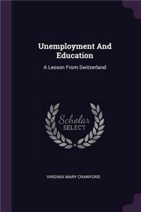 Unemployment And Education