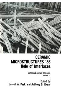 Ceramic Microstructures '86