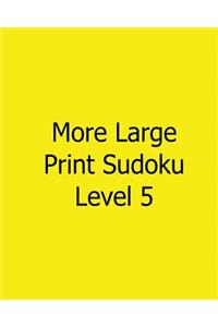 More Large Print Sudoku Level 5