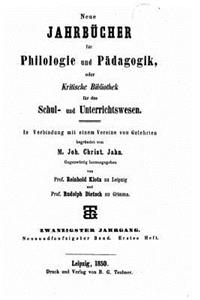 Neue Jahrbucher fur Philologie und Paedogogik