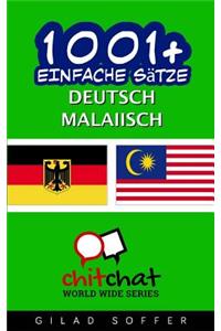 1001+ Einfache Sätze Deutsch - malaiisch