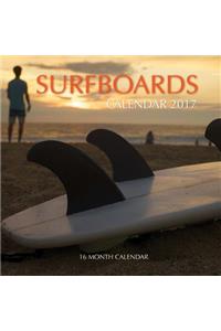 Surfboards Calendar 2017