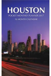 Houston Pocket Monthly Planner 2017