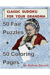 Classic Sudoku For Your Grandma