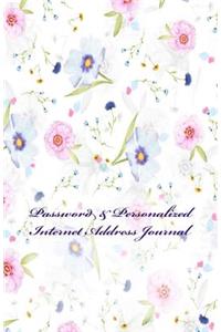 Password & Personalized Internet Address Journal