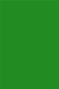 Journal Forest Green Color Simple Forest Green
