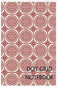 Dot Grid Notebook Chinese Pattern