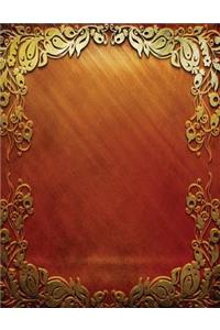 Golden 2 Blank Sketchbook