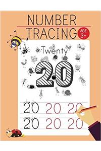 Number Tracing Practice for Pre School
