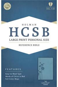 Large Print Personal Size Reference Bible-HCSB