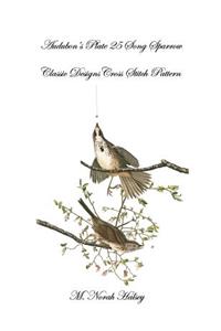 Audubon's Plate 25 Song Sparrow