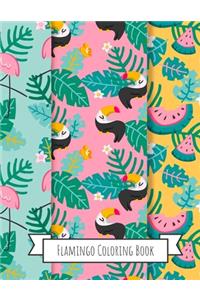 Flamingo Coloring Book
