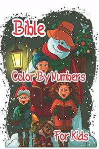 Bible Color By Numbers For Kids