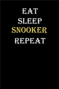 Eat, Sleep, Snooker, Repeat Journal