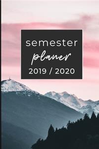Semester Planer 2019 / 2020