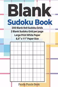 buy blank sudoku book 200 blank 9x9 sudoku grids 2 blank sudoku grid per page large print white paper 8 5 x 11 paper size books online at bookswagon get upto 50 off