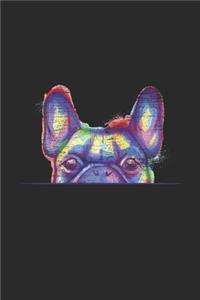 Peeking French Bulldog