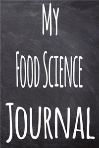 My Food Science Journal