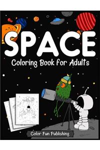 Space Coloring Book for Adults