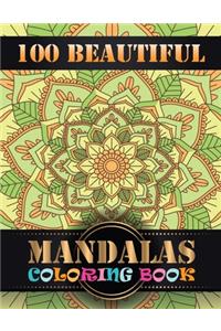 100 Beautiful Mandalas Coloring Book